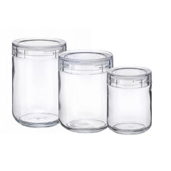 Charmy Clear Storage Jar Set