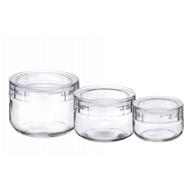 Charmy Clear Storage Jar Set